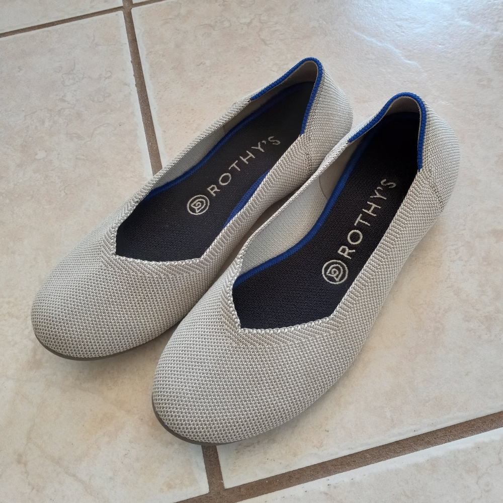 Rothy's Flax Birdseye The Flat Size 8